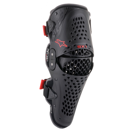 Мотонаколенники ALPINESTARS sx-1 v2 black/red