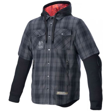 Моторубашка ALPINESTARS tartan grey
