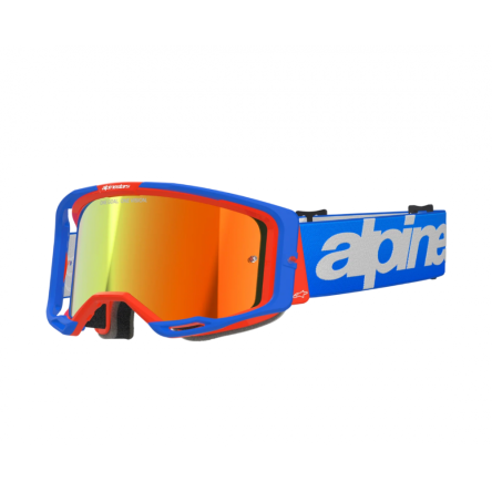 Мотоочки кроссовые ALPINESTARS vision 8 wordmark blue -red