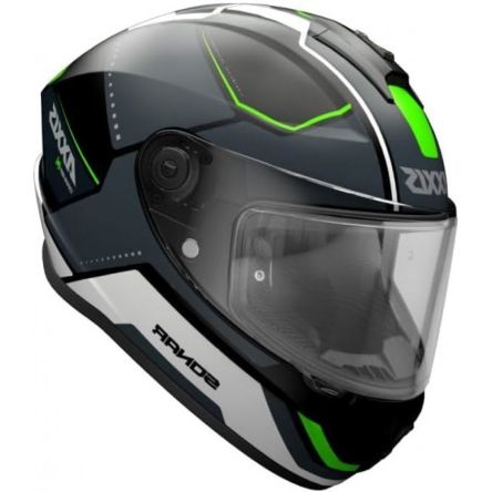 Мотошлем Axxis draken s sonar b16 green matt