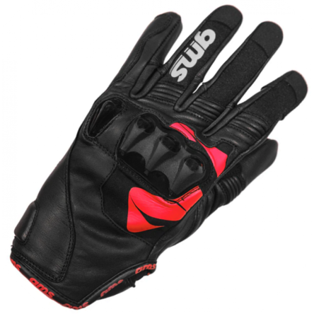 Мотоперчатки GMS curve black red