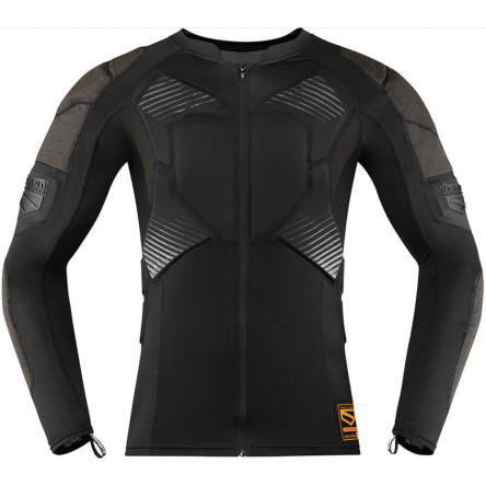 Моточерепаха Icon field armor compression d3o black