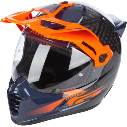 Мотошлем KLIM krios pro ece/dot echo gloss black - striking orange - petrol