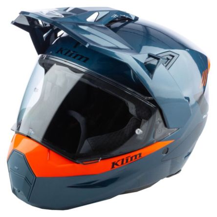 Мотошлем KLIM x1 alpha ece/dot gloss concept petrol - strike orange
