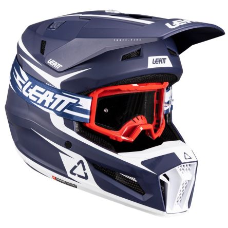 Шолом Leatt moto 3.5 helmet + goggle [blue]
