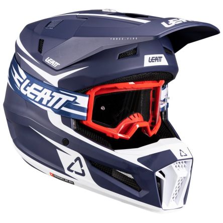 Шолом Leatt moto 3.5 jr helmet + goggle [blue]