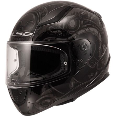 Мотошолом LS2 ff353 rapid 2 azteca matt black gray