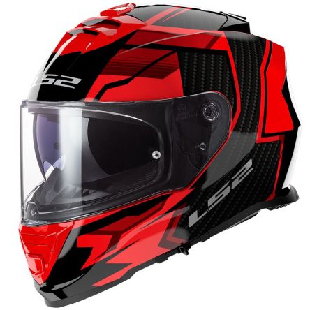Мотошлем LS2 ff800 storm 2 tracker black red