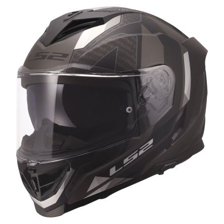 Мотошолом LS2 ff818 storm 3 sporty black grey