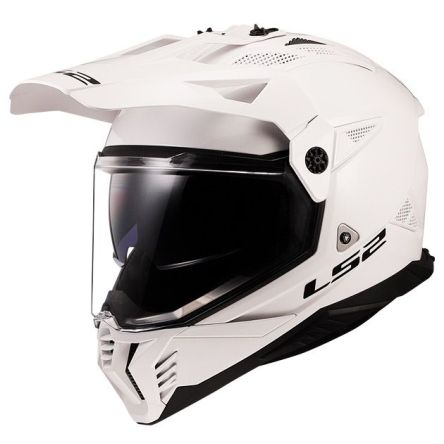 Мотошлем LS2 MX702 PIONEER 2 SOLID GLOSS WHITE