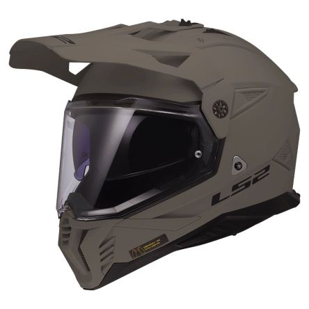 Мотошлем LS2 mx702 pioneer 2 solid matt olive