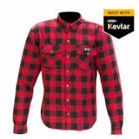 Мотосорочка Merlin axe zip up 100% kevlar red