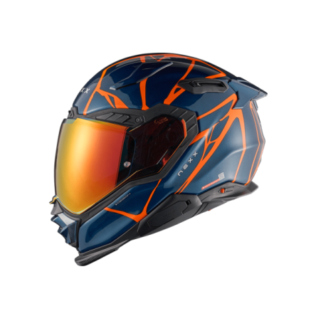 Мотошлем NEXX x.wst3 b-side blue teal.orange