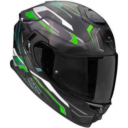 Мотошлем SCORPION exo-gt sp air augusta black/grey/green