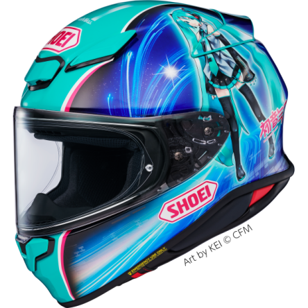 Мотошолом SHOEI NXR2 HATSUNE MIKU TC-4