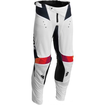 Мотобрюки Thor pulse react air white/black
